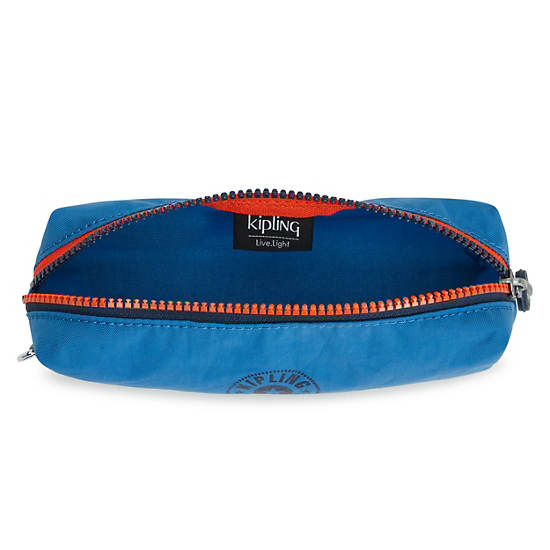 Plecaki Kipling Boran Pencil Case Niebieskie | PL 1170BE